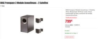Altavoces Bose Acoustimass 6 serie II