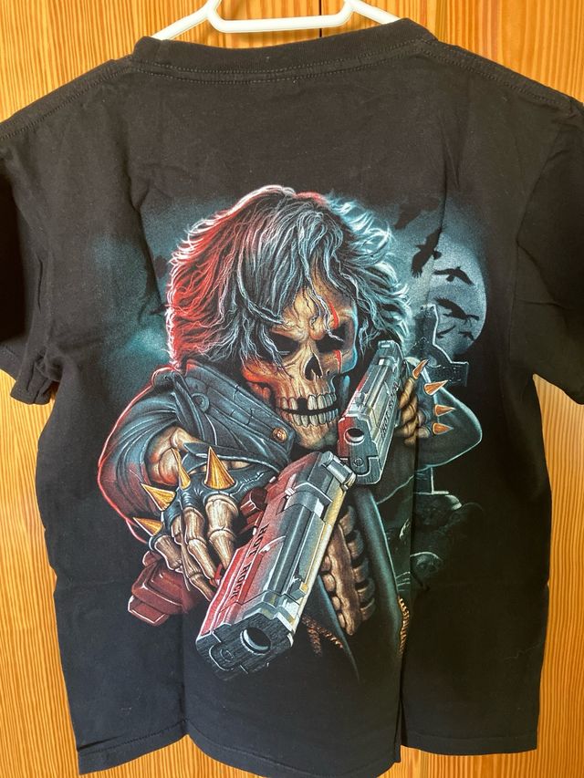 Camiseta esqueleto forajido