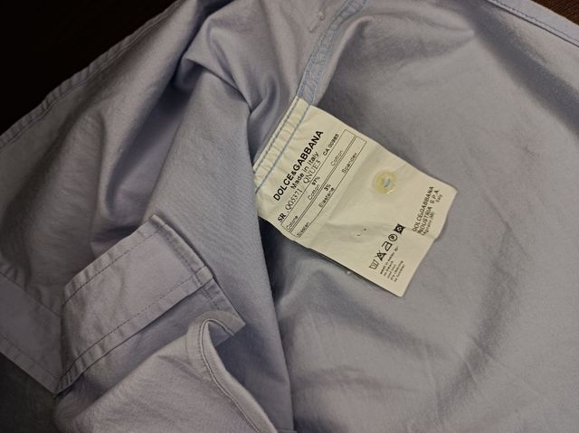 Camisa Dolce & Gabbana Azúl 