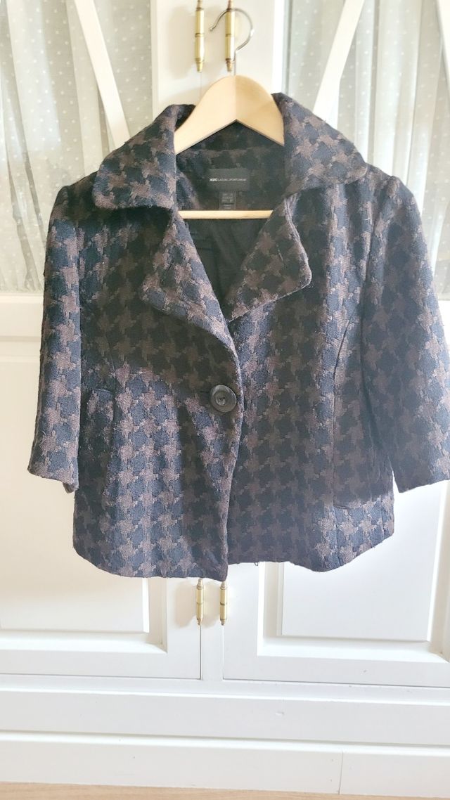 Chaqueta pata de gallo mujer