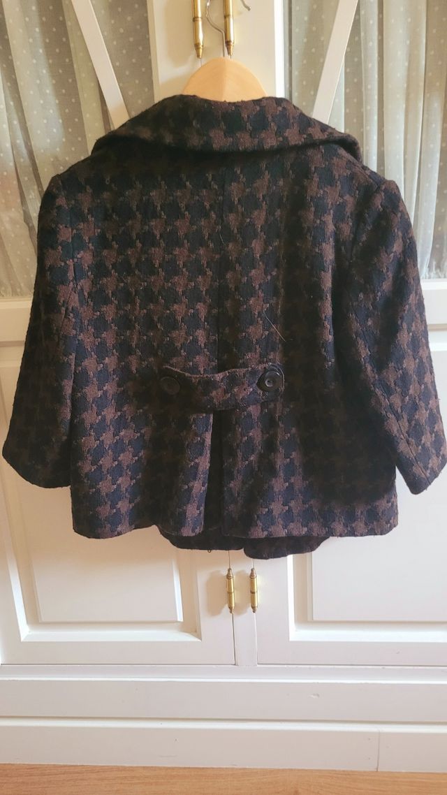 Chaqueta pata de gallo mujer