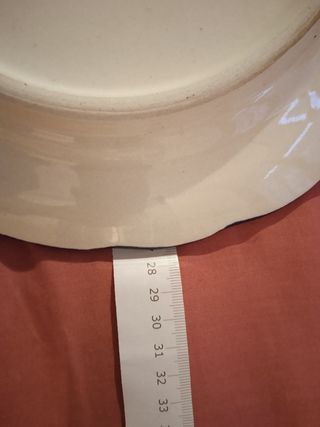 Plato de pared de cerámica