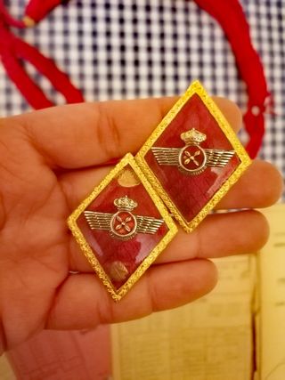Lote cordones, insignias de solapa y Documentos