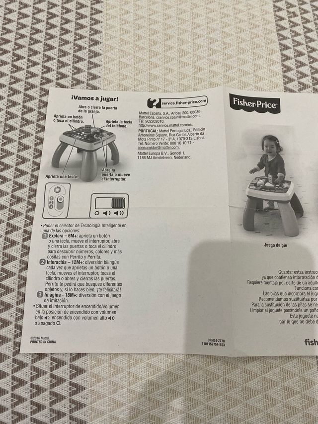 Mesa para jugar Fisher Price