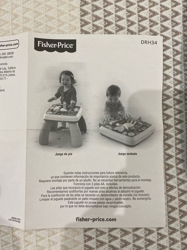 Mesa para jugar Fisher Price
