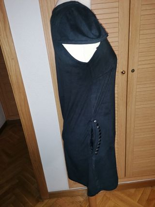 Vestido antelina tachuelas