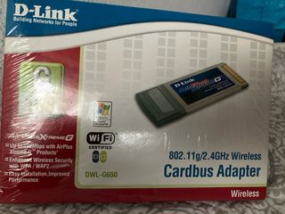 D-Link DWL-G650 wireless cardbus adapter