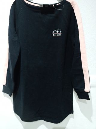 sudadera larga estilo vestido