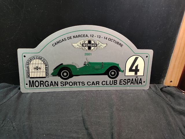 Placa de automóvil Morgan