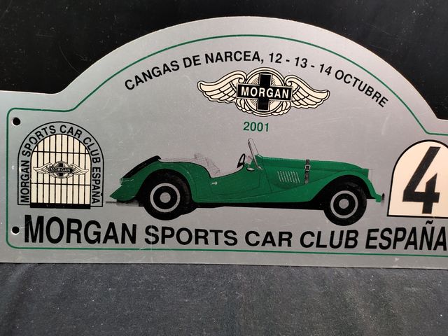 Placa de automóvil Morgan