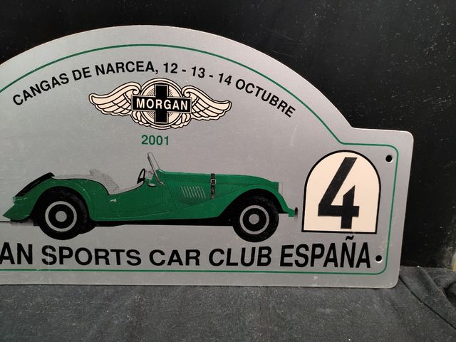 Placa de automóvil Morgan