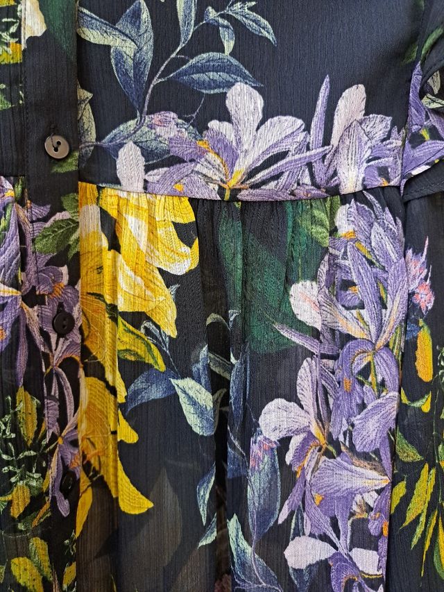 Blusa de gasa de Mango