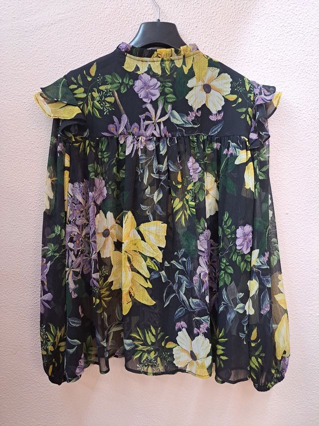 Blusa de gasa de Mango