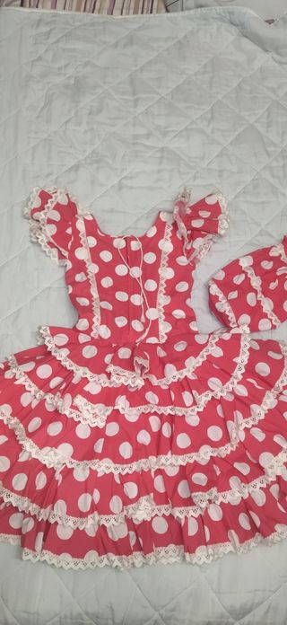 Traje de flamenca niña 