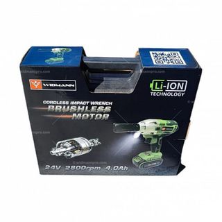 LLAVE DE IMPACTO 24V 4 AH Con 2 baterías