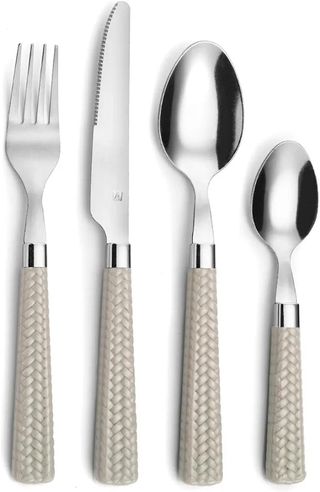 Cubertería 24 piezas acero inoxidable