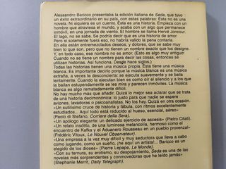 SEDA, ALESSANDRO BARICCO.  Amena, fácil lectura.