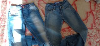 Set jeans bambina 8/9 anni
