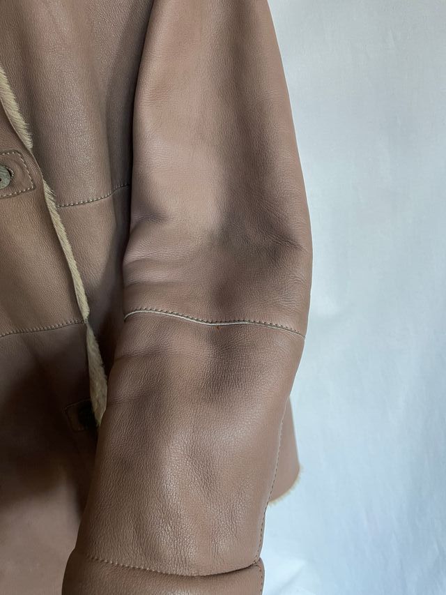 chaqueton de piel muy abrigoso y suave