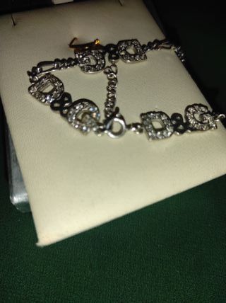 PENDIENTES,PULSERA PLATA  DE LEY DOLCE Y GABANA