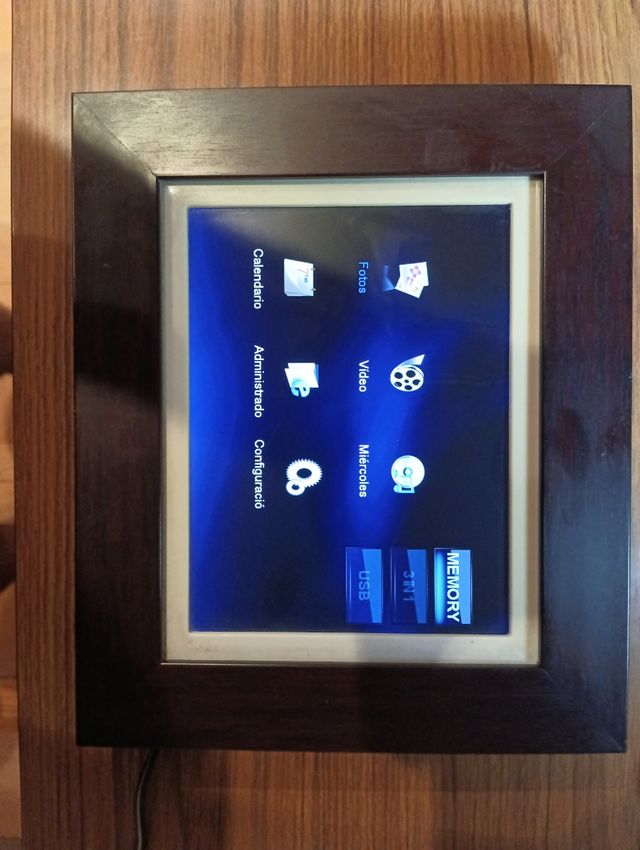 Marco digital de fotos y videos