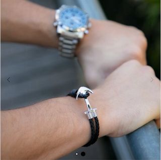 pulsera ancla hombre