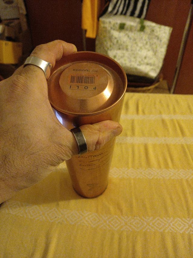 Porta bottiglie grappa in alluminio 