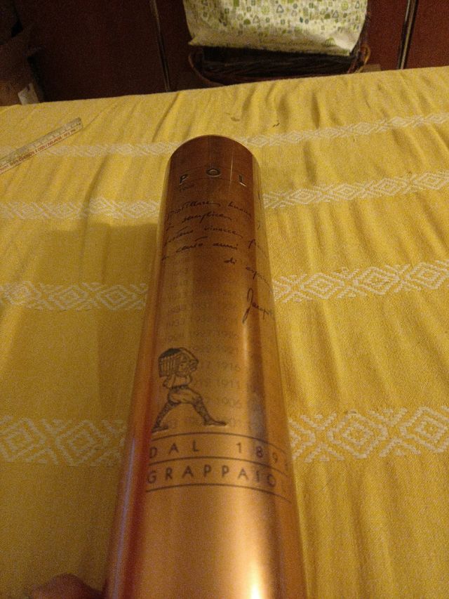 Porta bottiglie grappa in alluminio 