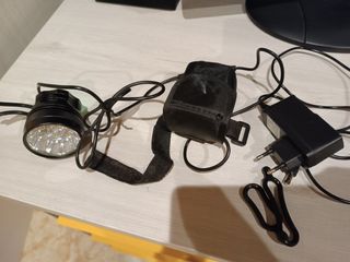 Luz led bicicleta con batería