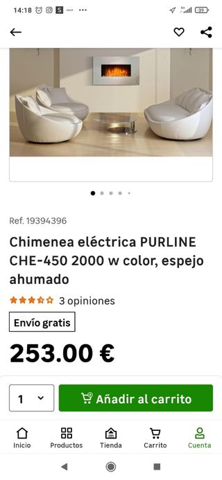 Chimenea eléctrica