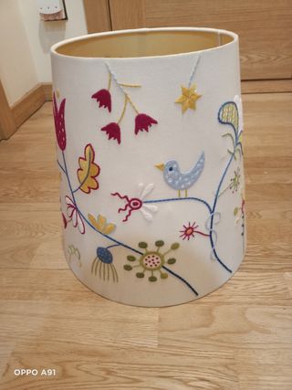Pantalla lampara Ikea infantil. lampara de techo. 