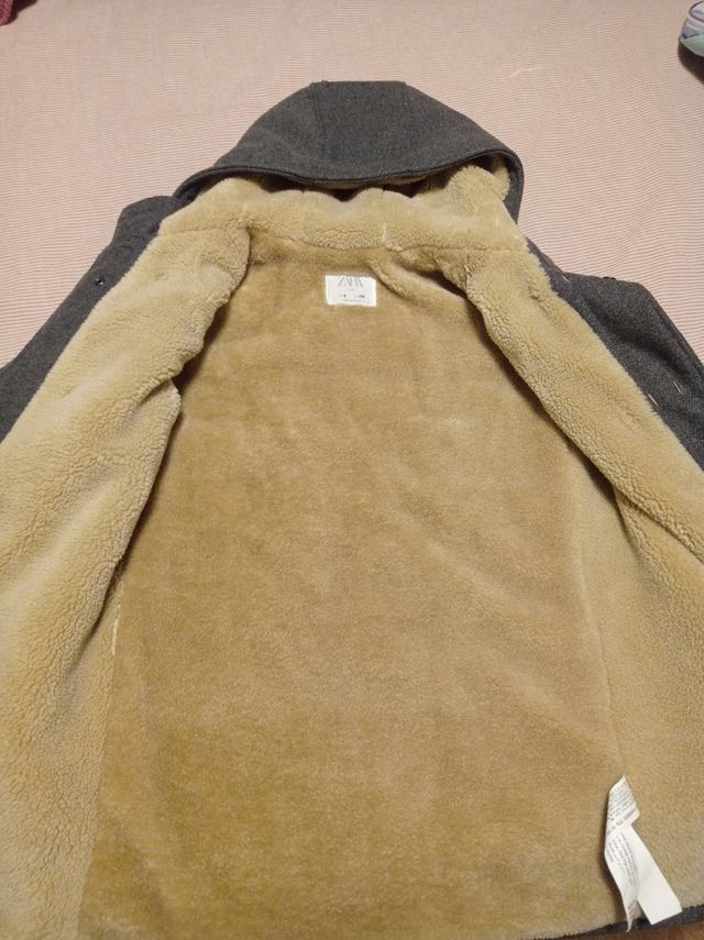 abrigo talla 9 zara, nueva sin etiqueta