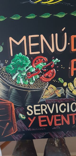 Decoración de pizarras.