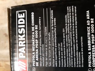 Pistola chorro de arena