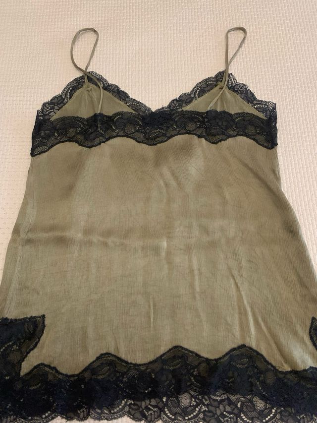 Camiseta lencera Zara