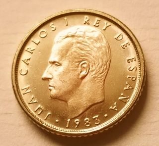 MONEDAS BAÑADAS ORO JUAN CARLOS I 10 PTA