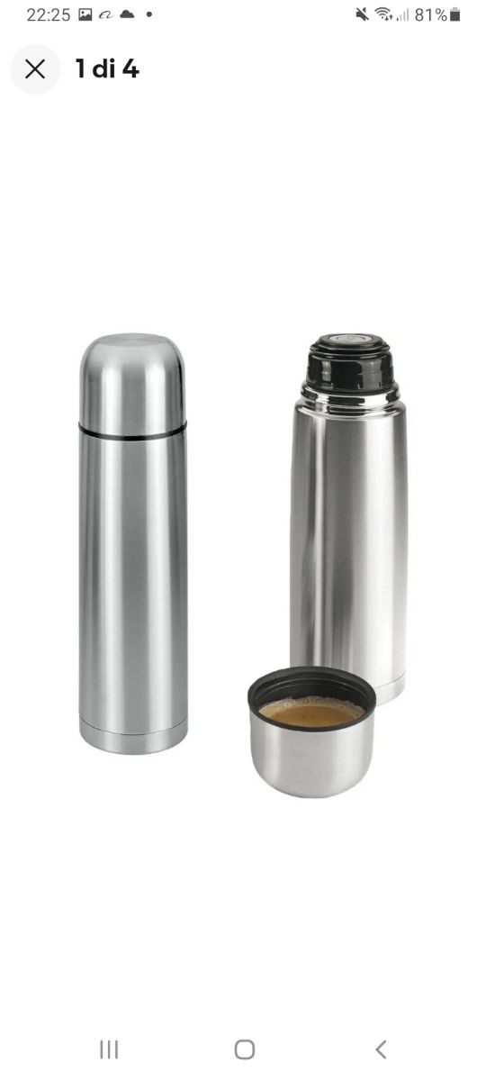 Thermos Caffe in Acciaio Bevande Calde