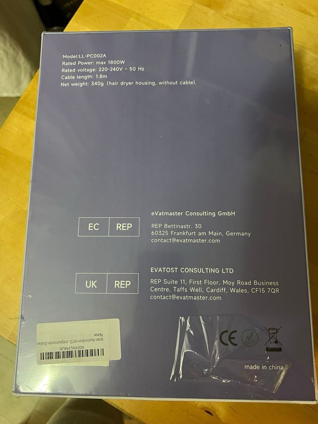 Secador de Pelo Iónico