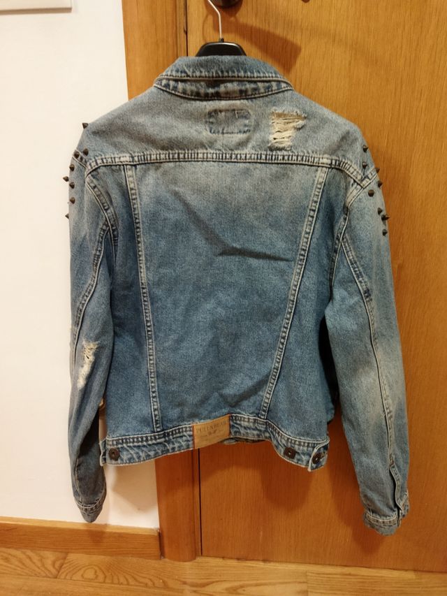 Chaqueta tejana con tachuelas talla M