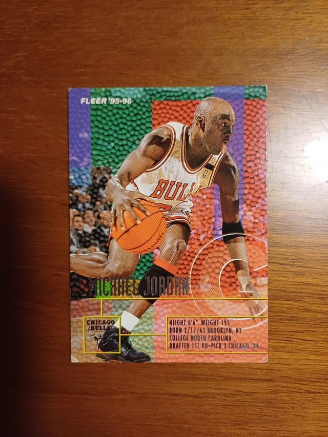 Micheal Jordan card nba fleer 1995-96
