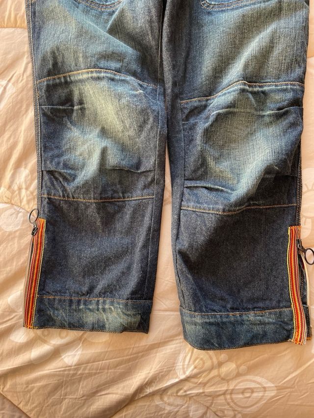 pantaloni jeans donna a pinocchietto