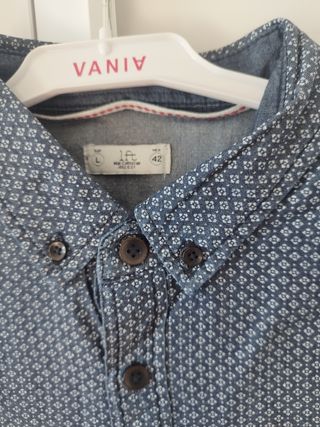 Camisa estampada slim fit