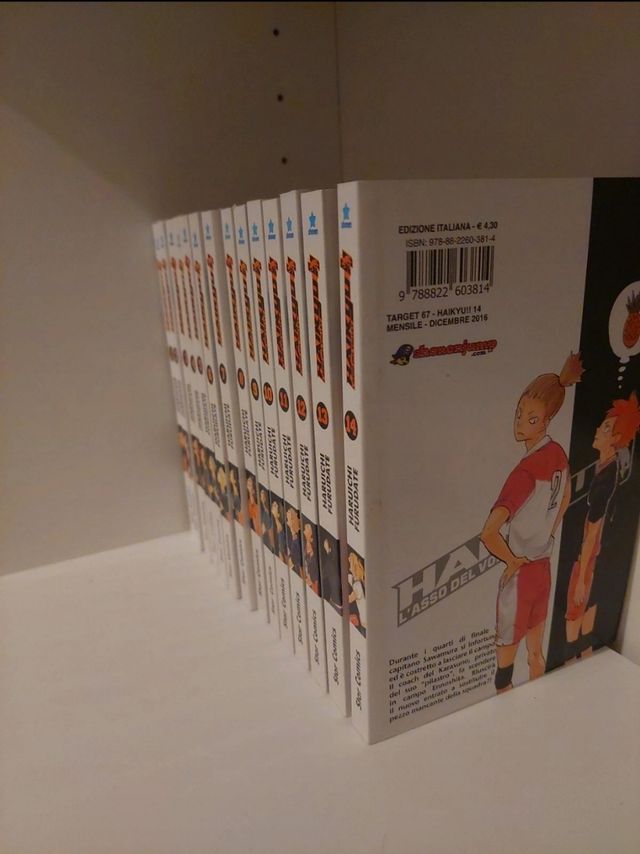 Haikyu l'asso del volley dal 1 al 14