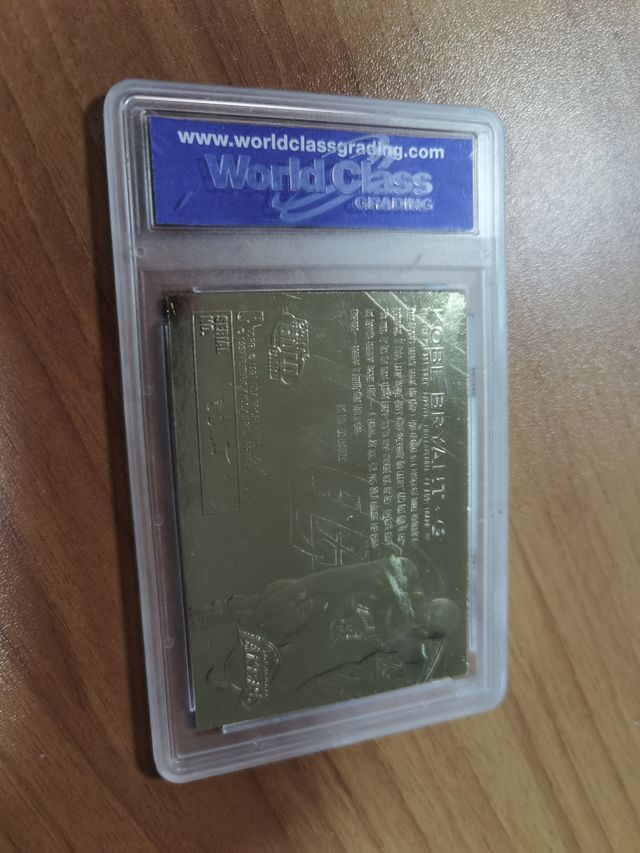 Carta de oro Kobe Bryant