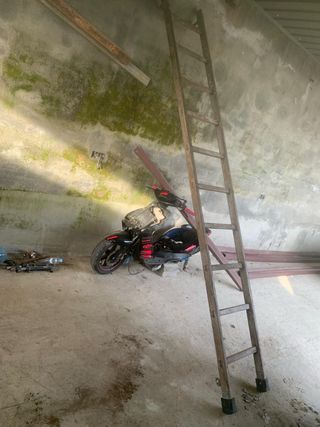 Escalera de madera 