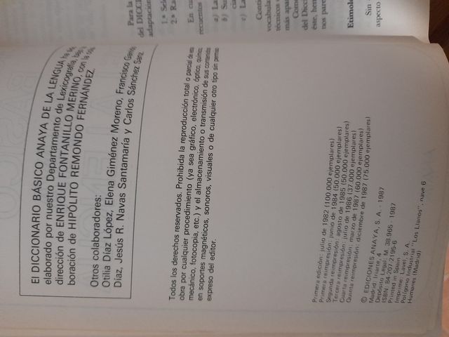 DICCIONARIO ANAYA LENGUA ESPAÑOLA