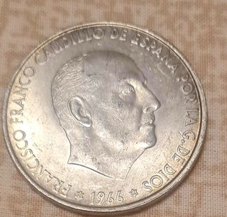 Moneda plata 100 pesetas Franco 