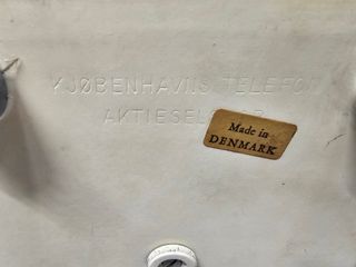 ANTIGUO TELEFONO DANES, kjøbenhavns telefon KATAS