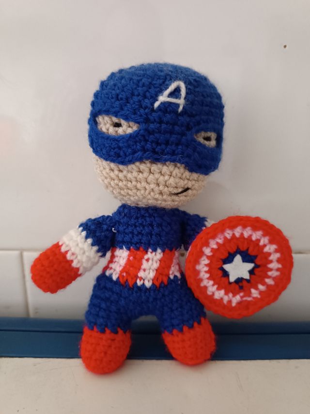 Croché de capitán América