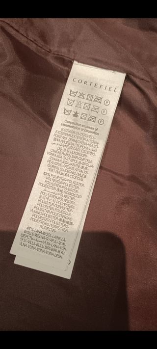 ABRIGO DE PAÑO CORTEFIEL. PRECIO HASTA EL DOMINGO 